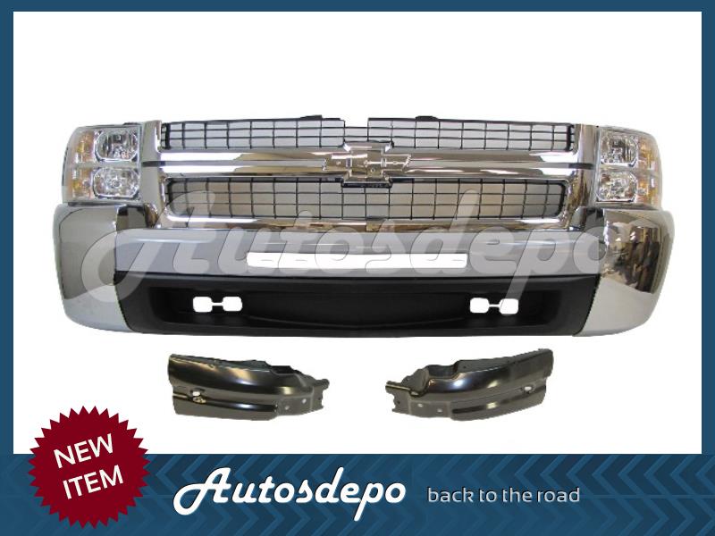 2008 Chevy Silverado Front Bumper With Fog Lights