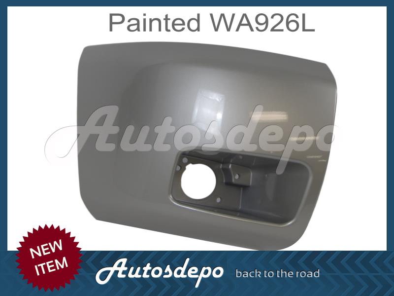 Painted WA726S Front Bumper End Cap RH w/Fog Hole For 2010-2011