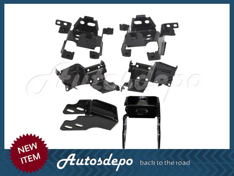Bklcbwn 1pc Bumper Retainer Bracket Front Left Driver Inner Side for GMC for Sierra 2500HD/3500HD Denali/SLE/SLT/WT 2011-2014 GM1062102 25832380