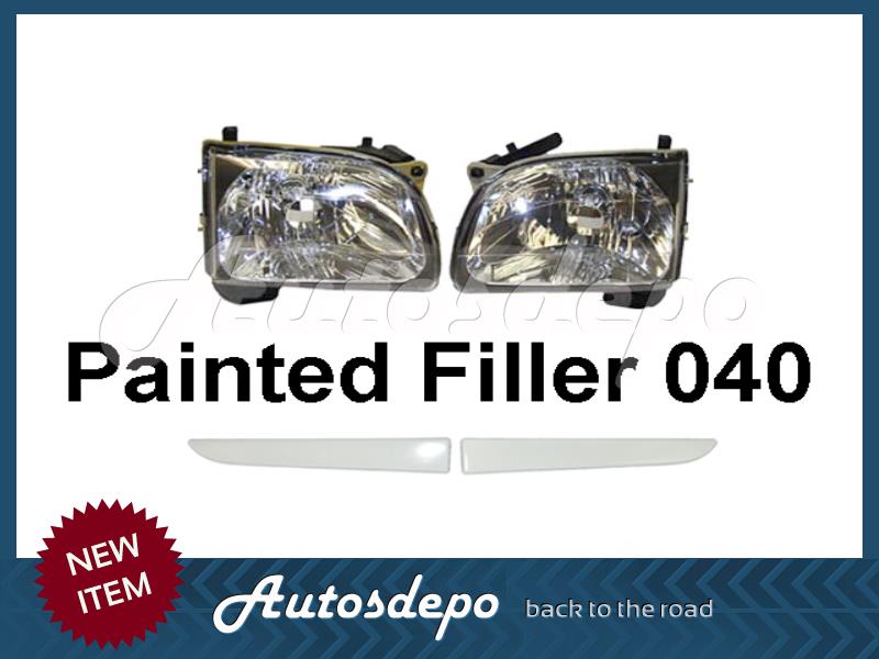 GRAND ORANGE Front Bumper Headlight Grille Filler Trim