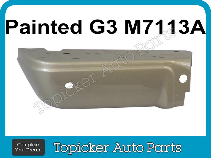 Painted Pueblo Gold G3/M7113A Rear Bumper Ends W/Hole For 08-10