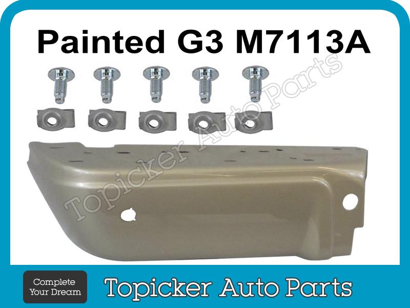 Painted Pueblo Gold G3/M7113A Rear Bumper Ends W/Hole For 08-10